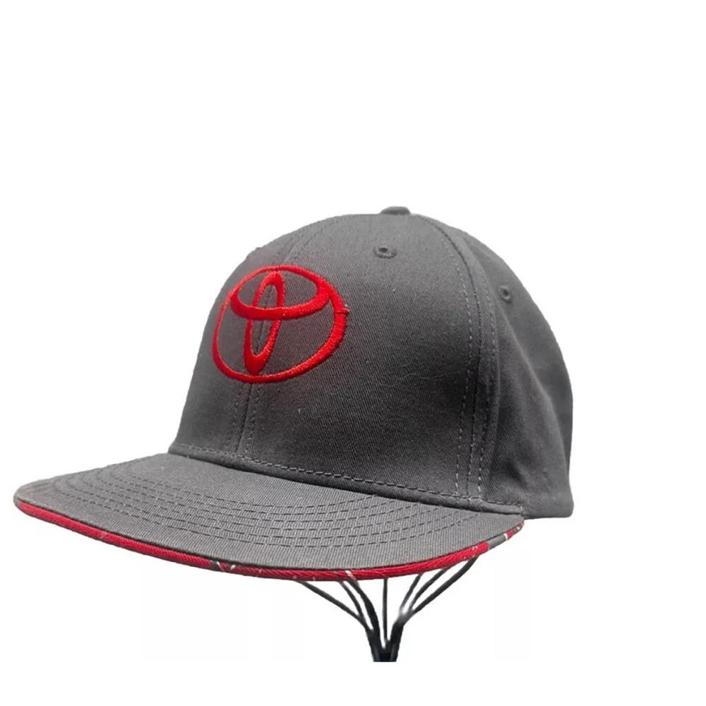 Men’s women’s Grey Toyota Racing TRD hat Hooks And Loop Strap Adjustable OS